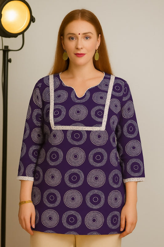 Cotton Short Kurties Paan Gala